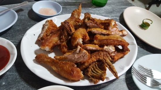 가오리역 전통의 치킨 우정 징기스칸