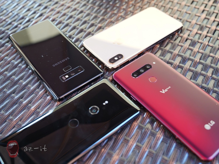  갤럭시 노트9 vs LG V40 등 최신 스마트폰 4종 비교! 나의 점수는?