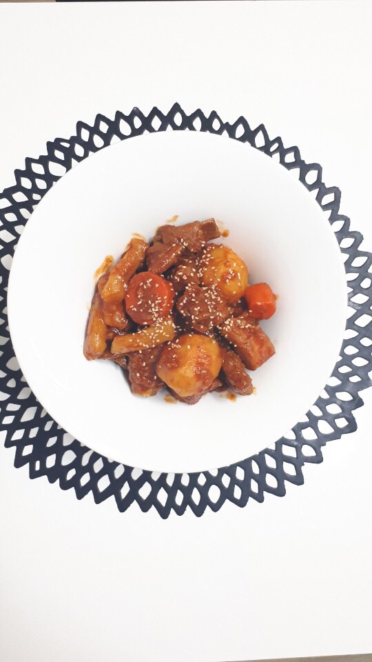  백종원레시피 돼지갈비볶음탕! 침이 꼴깍~