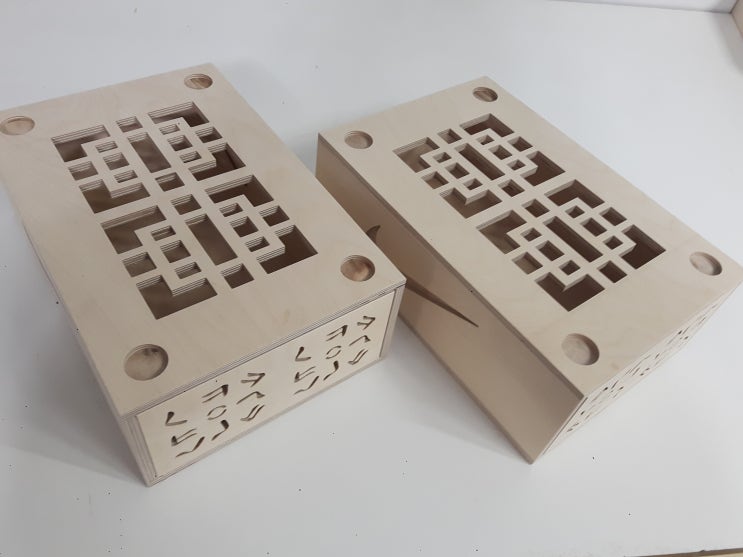  [인천CNC] 자작합판 CNC 가공, 학생작품, 졸업작품