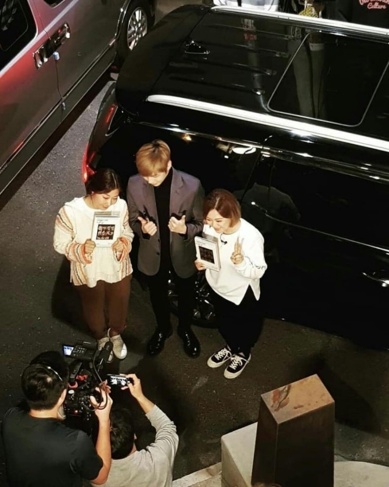 싸이코텐션 프로듀서님 인스타그램] 강다니엘 과 something 녹음 후 셀카 (친절한 다니엘씨) : 네이버 블로그, image size:800x1000