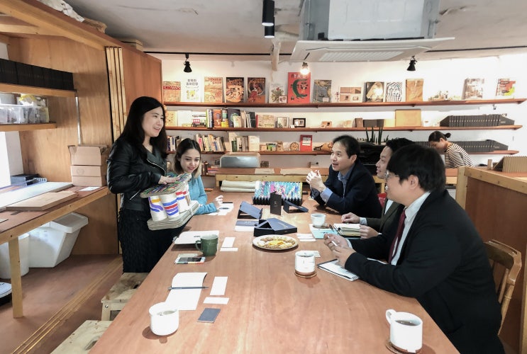  110년 전통 일본 종이회사 타케오 Takeo사에서 그레이프랩을 방문주셨어요!
