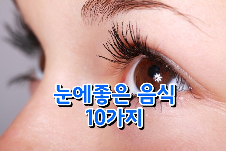  눈에 좋은 음식 10가지를 알아볼께요