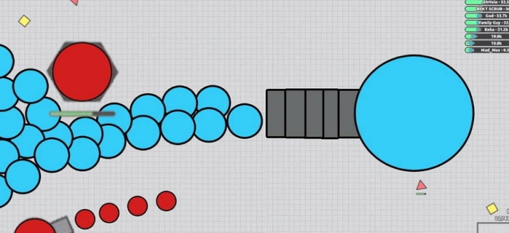  탱크키우기 게임하기 DIEP.IO 다이피오