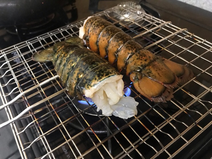  캐나다 랍스터 테일 구이