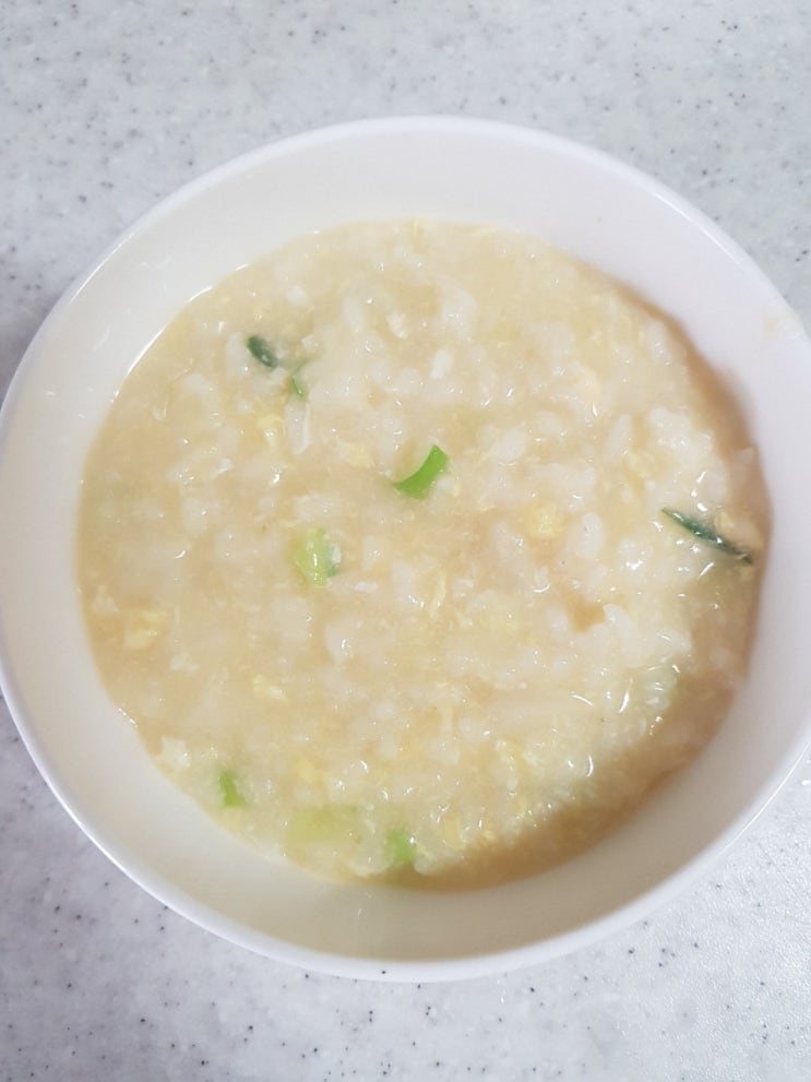  부드러운 계란죽 감기 걸렸을때 달걀죽