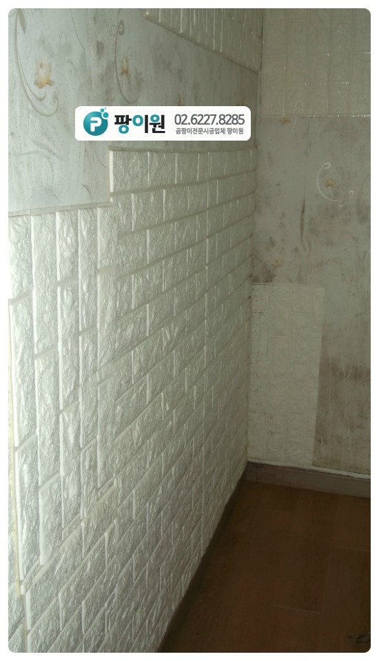  폼블럭으로 인한 벽지 곰팡이 악화!
