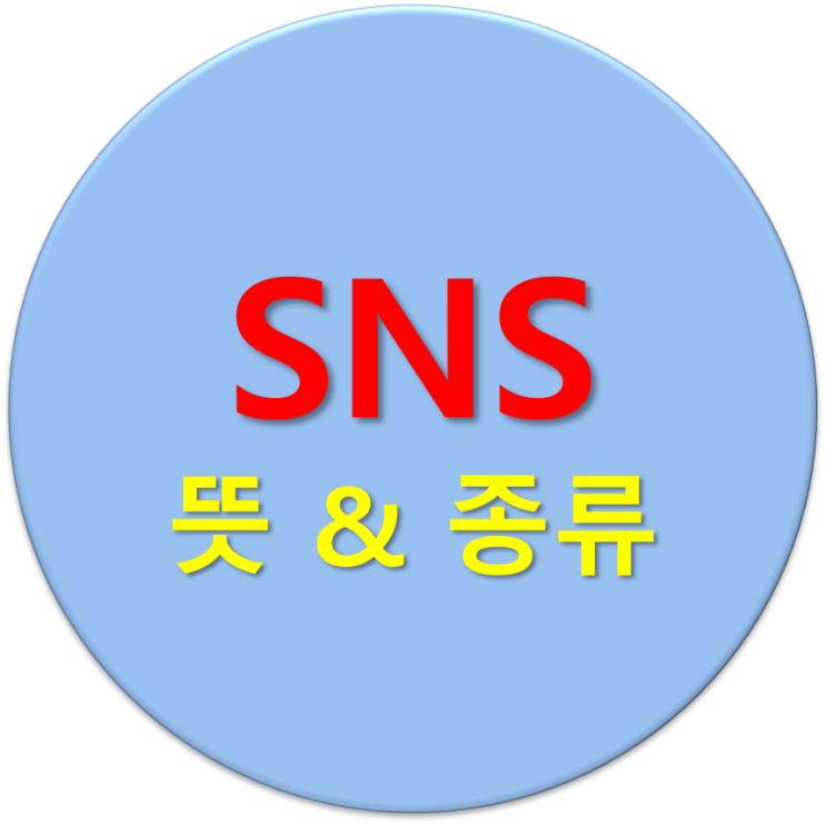  SNS 뜻과 SNS 종류 당신은 어디?