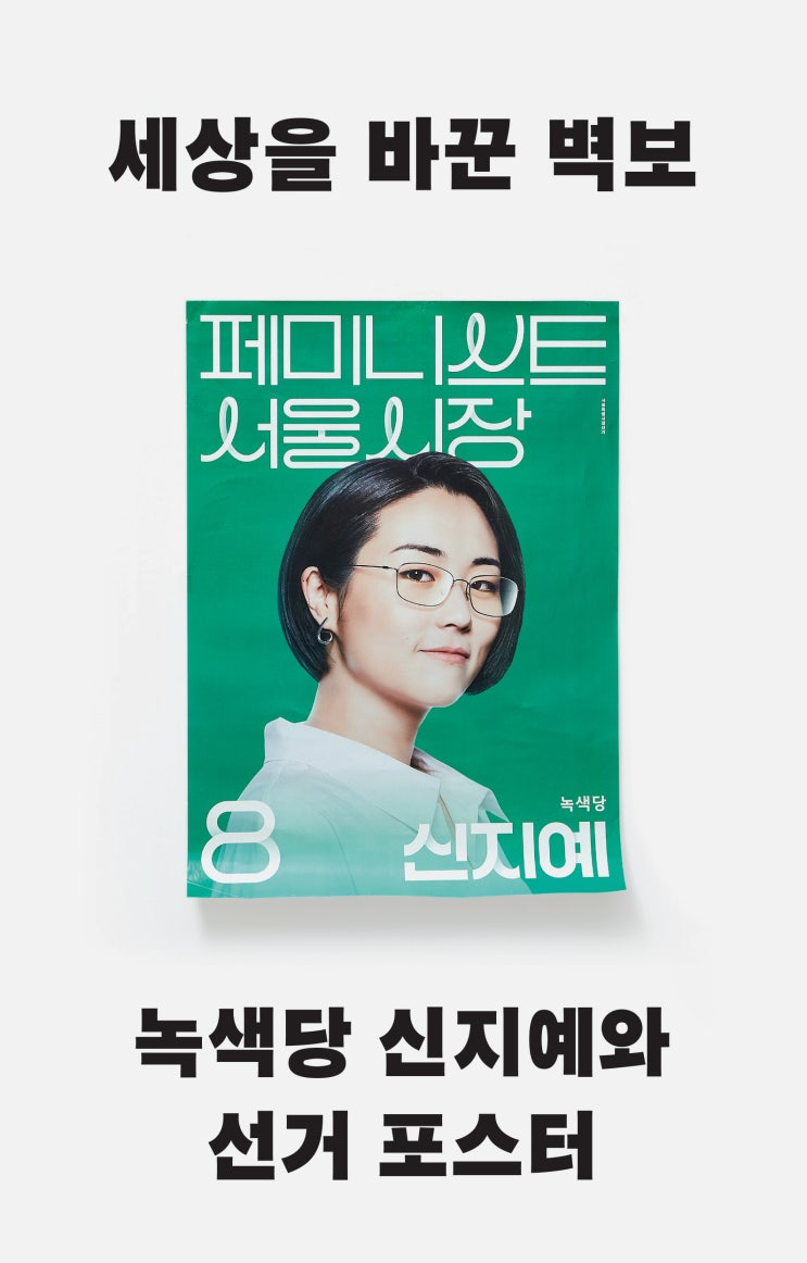 세상을 바꾼 벽보 — 녹색당 신지예와 선거 포스터