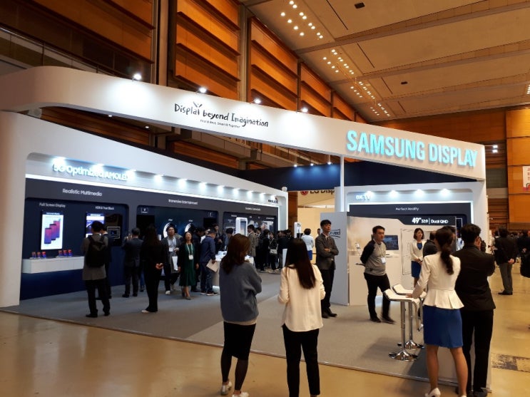  한국디스플레이산업전시회 iMiD2018 비품임대 TV대여