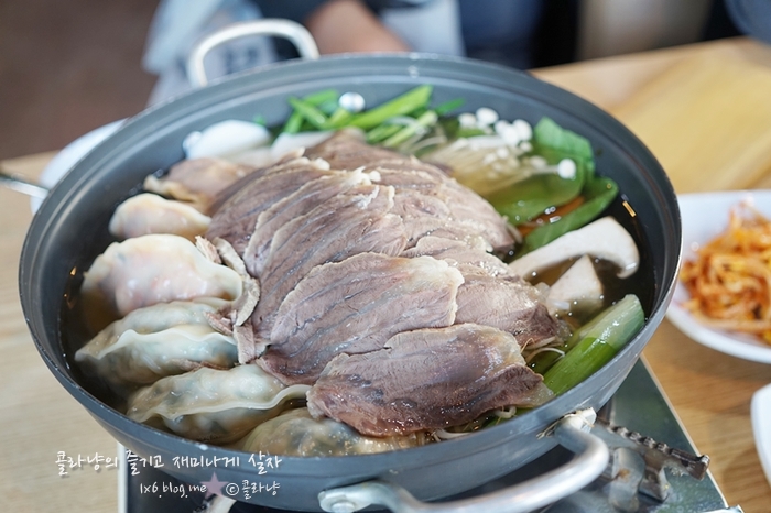  인천 구월동 맛집 막바로 만두전골 먹은날