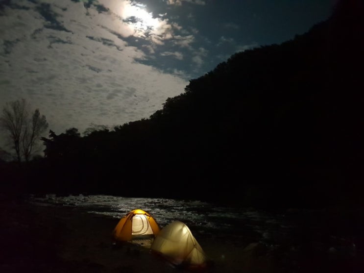  황간 월류봉 백패킹 ...