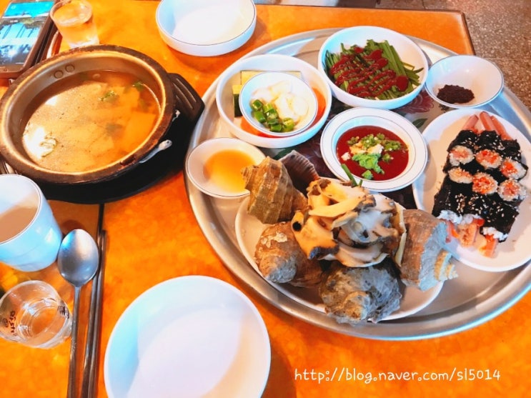  전주객리단길맛집 초장집 - 참소라와 돌문어가 있는 김밥이 맛있는 전주초장집