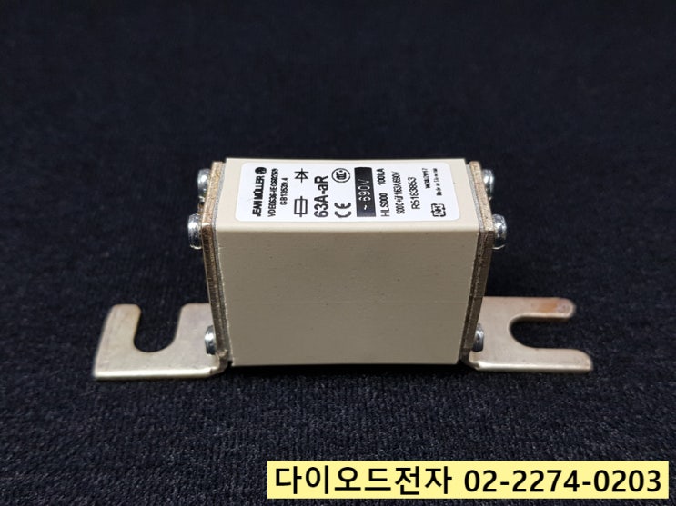  [판매중] R5183853 / JEAN MULLER / VDE0636-IEC60269 / 60A-aR ~690V / HLS00 100KA S00C+UF 정품 판매점