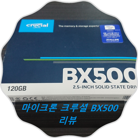 마이크론사의 저가형 SSD 크루셜 BX500 (120GB) 리뷰