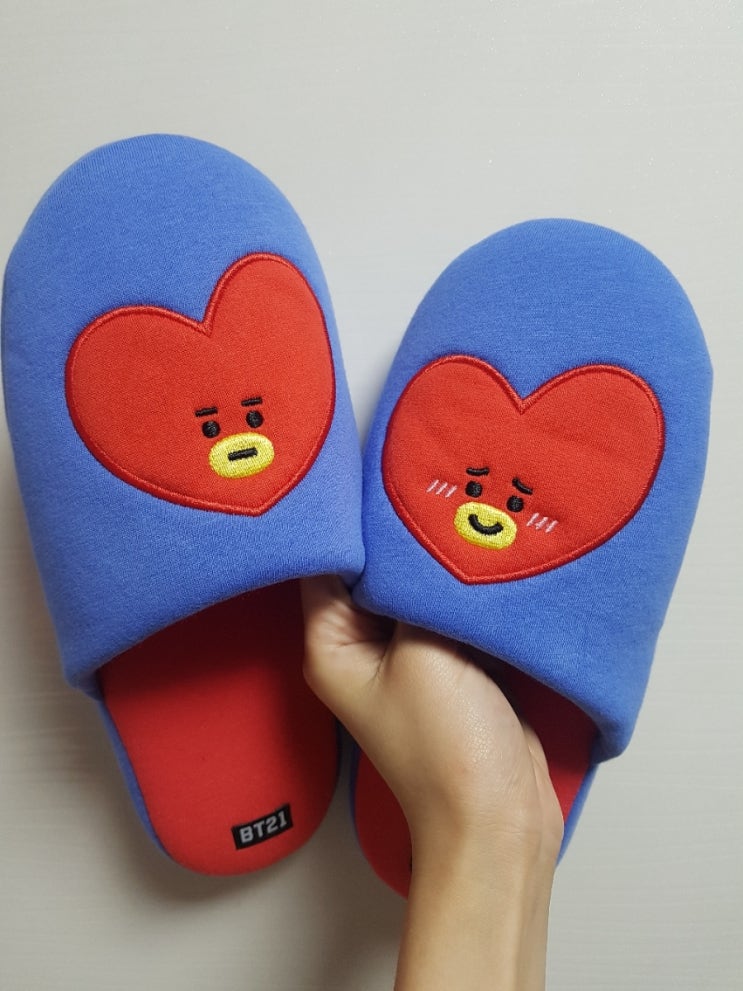  BTS 캐릭터 "타타" 거실화  귀여움 끝판왕 /탕진잼 탕진잼!