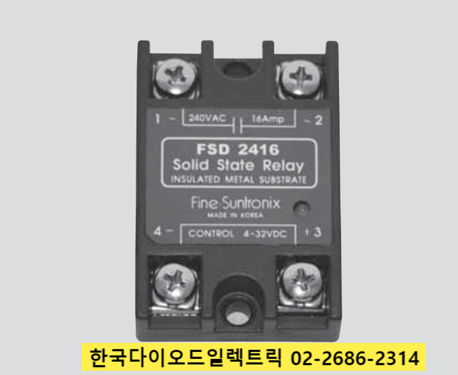 [판매중] FSD2416 / Solid state Relay / Fine Suntronix 단상 SSR 무접점릴레이