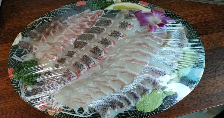  가락시장 나래수산 참돔회 포장~