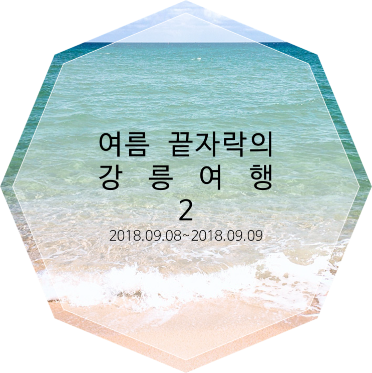  [강릉 여행] 여름의 끝자락에 떠난 강릉여행/강릉여행코스/경포대,진또배기 바게트 버거, 순두부젤라또, 오죽헌, 카페파티스리순