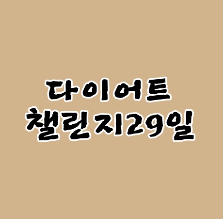 다이어트챌린지 25일 체중에 너무 집착하지 말자