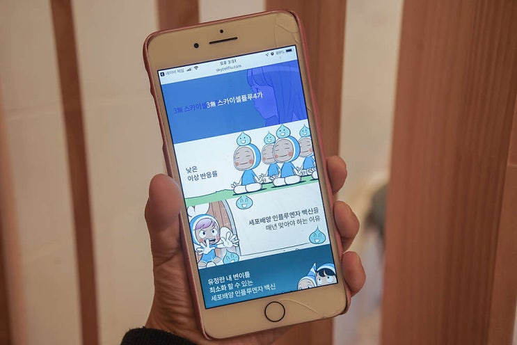 독감예방접종 스카이셀플루4가 알아볼까요? w.유미의세포들