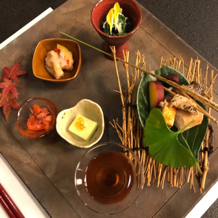  후쿠오카 효도여행, day2: 료칸 산가 가이세키 및 조식