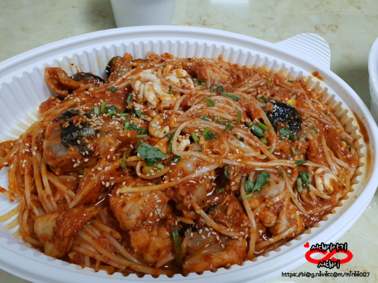  솔직후기) 푸른바다 용답점 / 답십리 배달음식 / 답십리 아귀찜 / 신답역 아귀찜 / 불금메뉴
