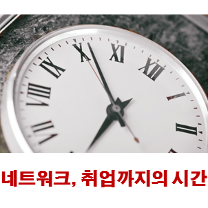 네트워크 관리, 공부하고 취업하는데 필요한 시간 네트워크 관리, 공부하고 취업하는데 필요한 시간