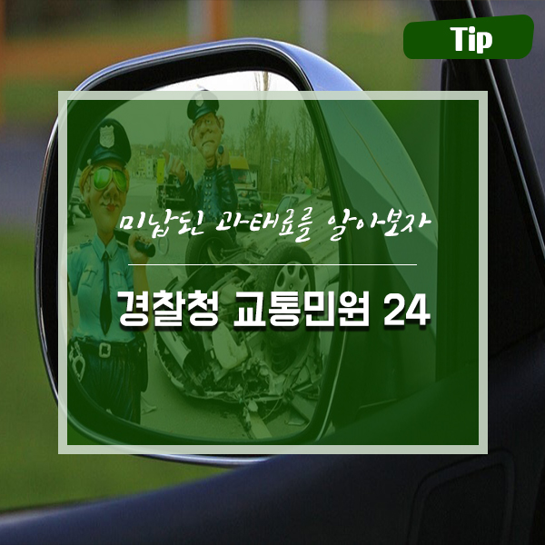  경찰청 교통민원24(efine): 미납된 과태료 알아보는 방법