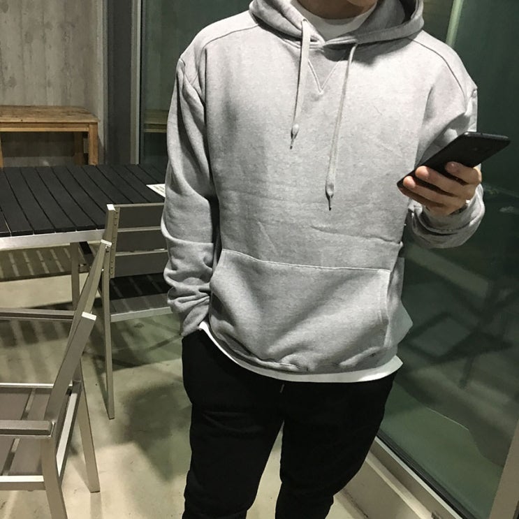  겨울 남자 기모 후드티!
