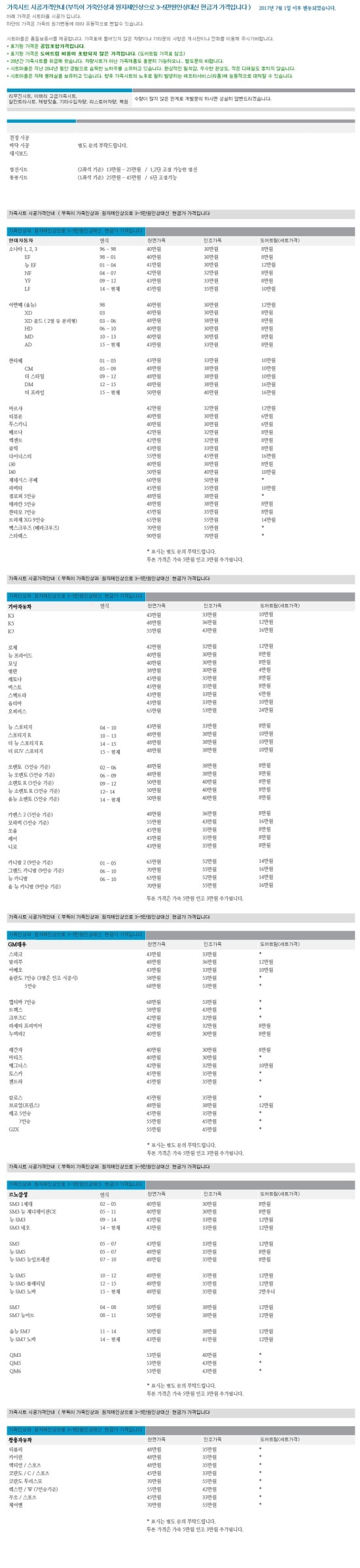  생생정보통 자동차 시트 교체 열선시트 통풍시트 가죽시트 커스텀 작업 내가 하면 된다 33년 전통의 자동차시트 전문점 수제작 시트마을 택배 가격