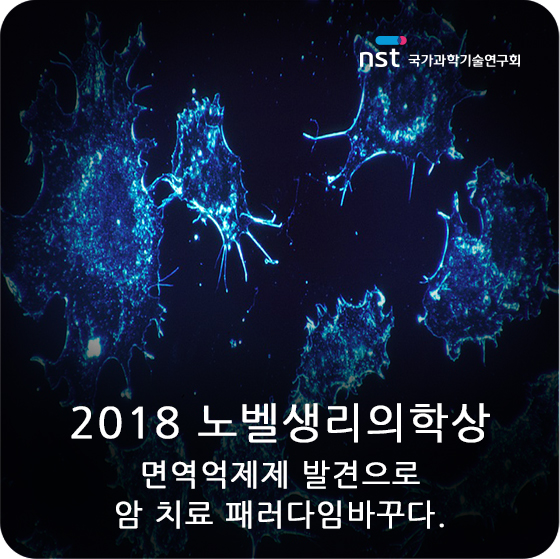 2018 <b>노벨생리의학상</b>, 면역억제제 발견으로 <b>암치료</b> 패러다임... 