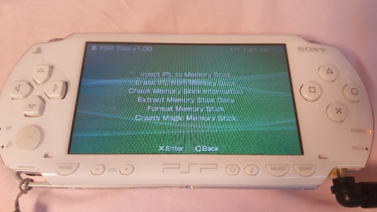  psp 33번째 의뢰 psp1000벽돌+전원+버튼수리 외 판도라셋 만들기