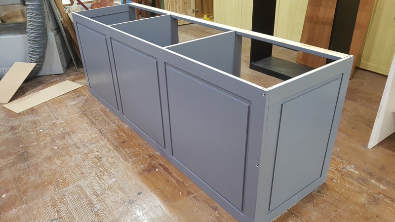 [청주가구제작] 청주법당/ 통원목 및 장식품 진열 수납장 맞춤제작 11