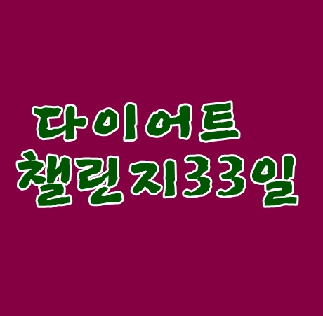 다이어트챌린지 33일차 운동본격적으로 다시 시작했어요