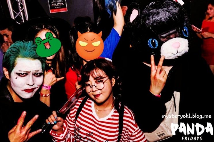  시드니 클럽 할로윈파티 판다(PANDA)에서!