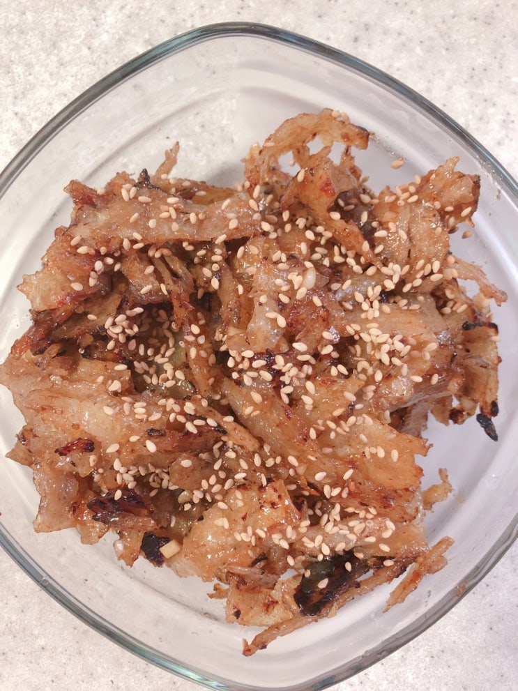  아귀채 볶음