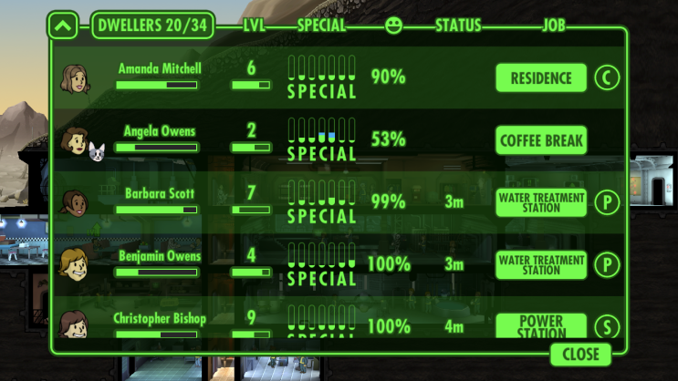  [모바일 게임 리뷰] 폴 아웃 쉘터 (Fallout Shelter), 폴 아웃 시리즈를 색다르게 즐겨보자.