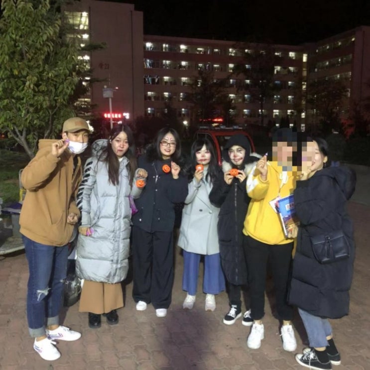  [산동대 위해] D+168~172 어학연수생 일상(할로윈/통큰돼지/몬스터피자/더큐어/美团)