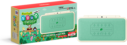  New 닌텐도 2DS XL 튀어나와요 동물의 숲 amiibo+ 에디션 프리뷰