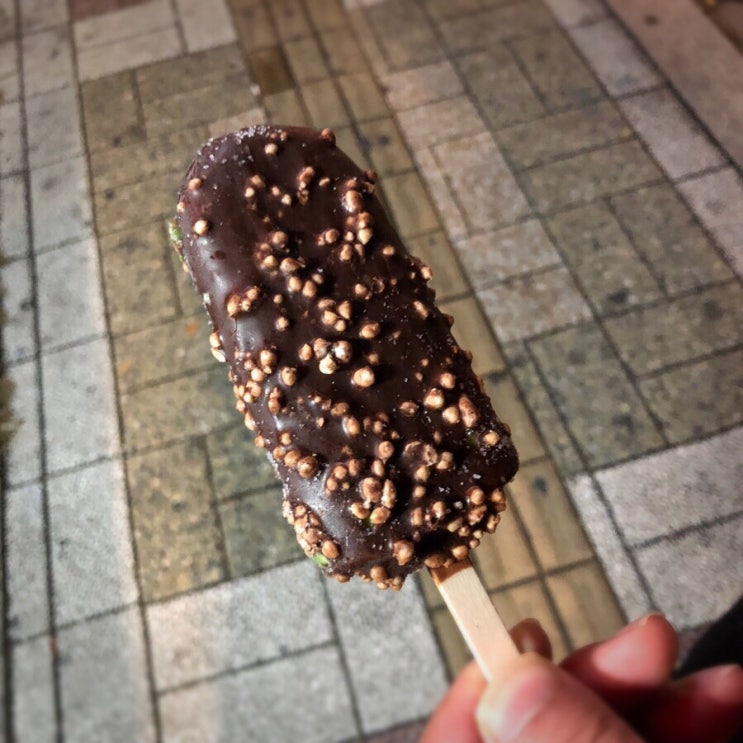  [GS25] 크런키바 녹차맛 리뷰 + 가성비아이스크림 추천