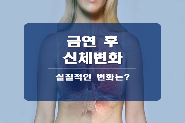 금연 후 신체 변화 알아보기