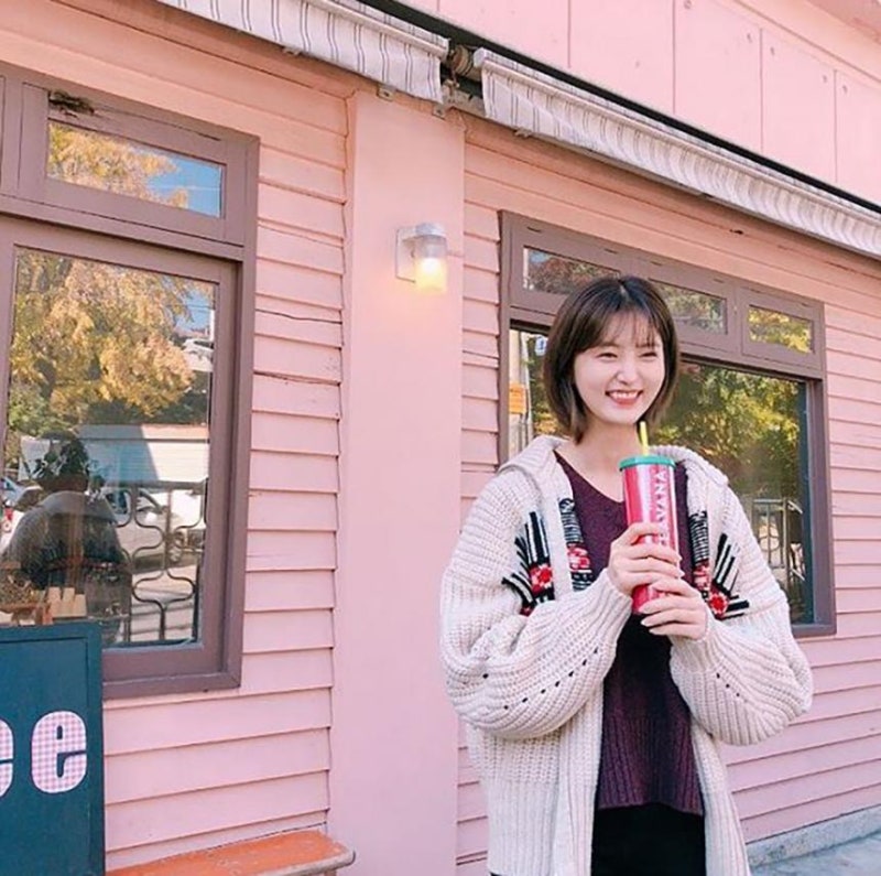 이엑스아이디(EXID) 정화, 데뷔 후 첫 단발 유발자 등극…‘환한 미소’