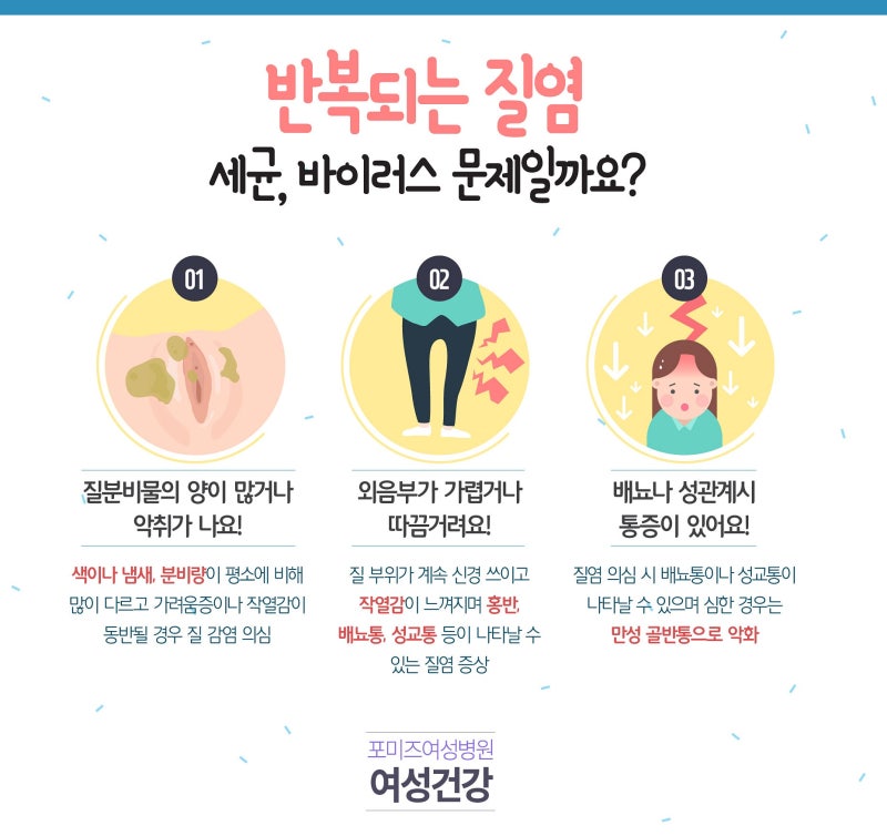 만성질염 추가 관리