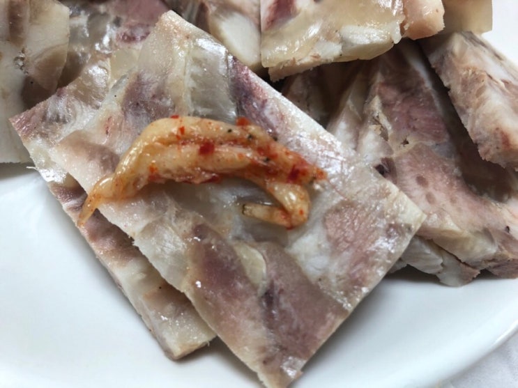  안중편육 안중머리고기 안중맛집고향순대에서 포장까지가능!