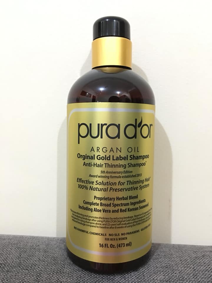  Pura D'or, 안티 헤어 틴닝 샴푸, 16 fl oz (473 ml)