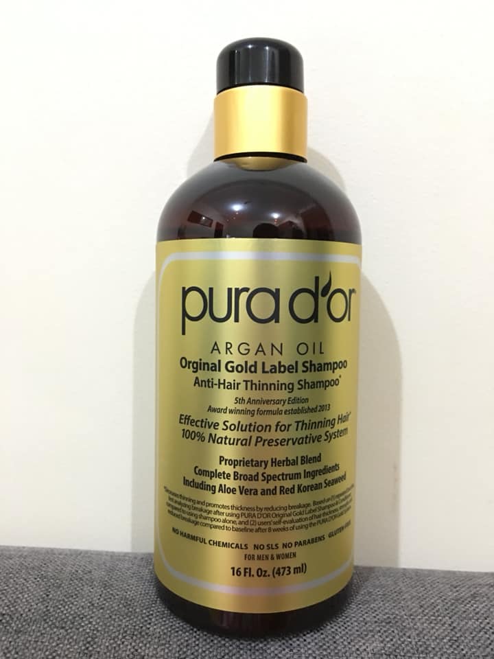 Pura D'or, 안티 헤어 틴닝 샴푸, 16 fl oz (473 ml)