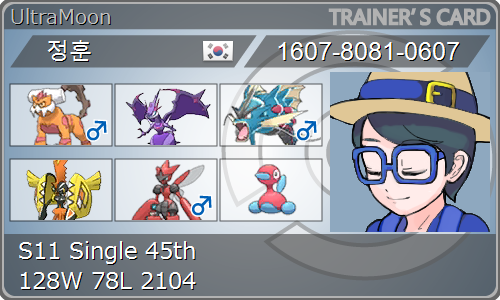 Usum S11 最高最終 2104 Double Dragon Party 45位 네이버 블로그