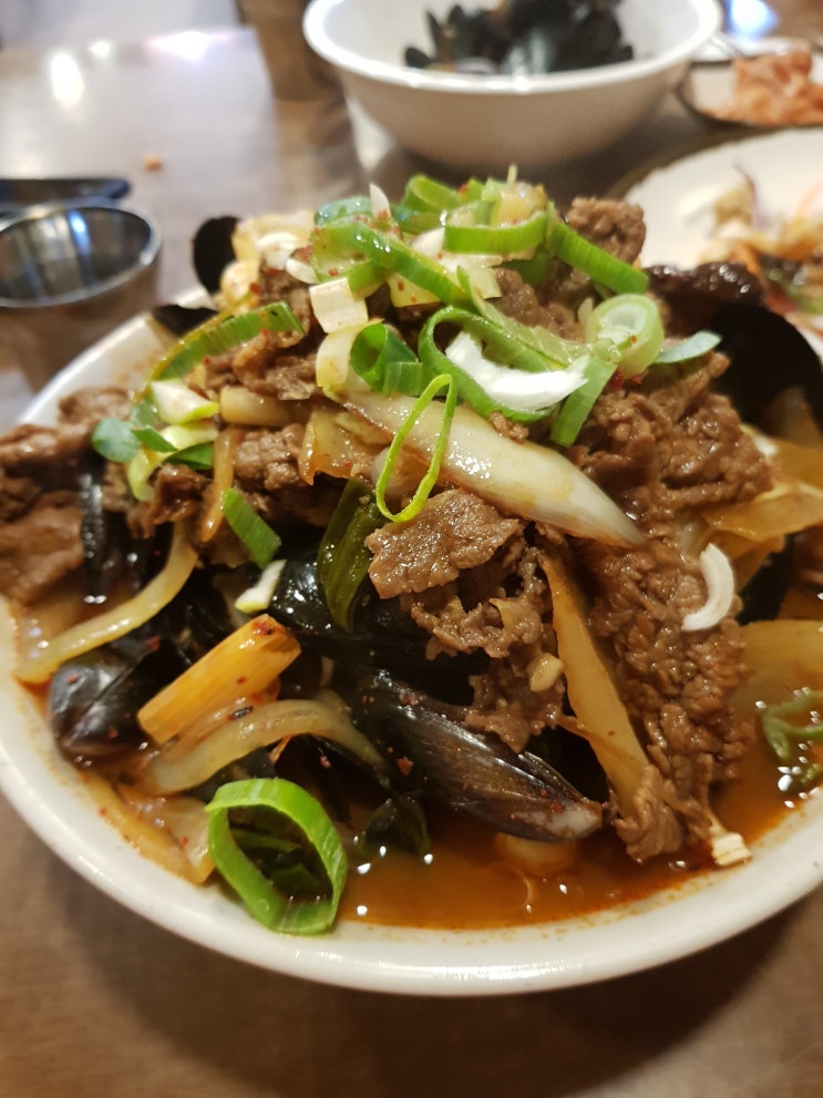  무주안성 천마루 소불고기짬뽕,,,크흡 비주얼만???