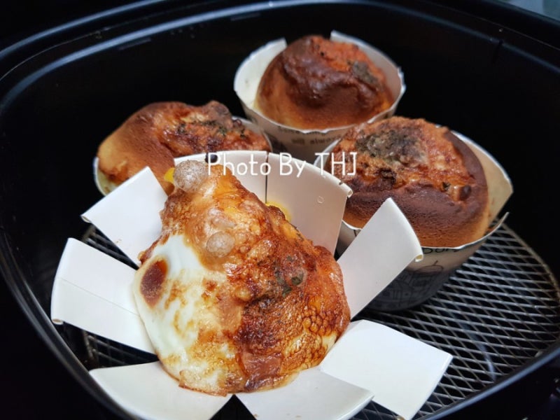 에어프라이기로 계란빵 만들기, 오븐없이 계란빵 만들기, 노오븐 계란빵 만들기, 필립스 에....